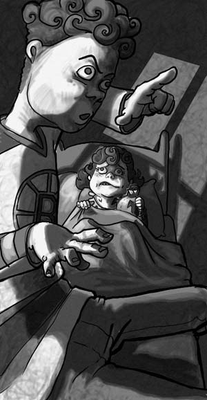 tu me feras pas peur, illustration d'Alexandre Girard